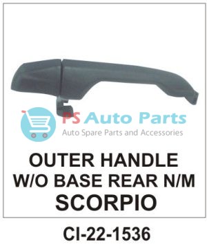 "OUTER HANDLE SCORPIO, M-HYBRID-HAWK N/M W/0 BASE R"