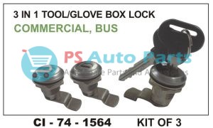3 IN 1 TOOL BOX LOCK W/KEY BUS UNIVERSAL