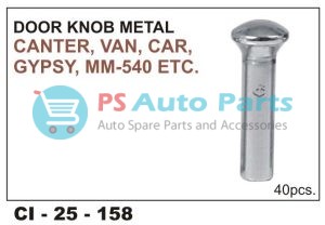 158.jpg "DOOR KNOB METALl CHROME VCG, 540, CANTER"