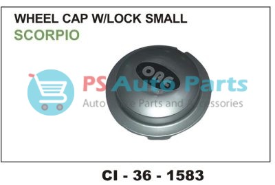 WHEEL CAP W/LOCK SMALL SCORPIO (SET OF 4 PCS)