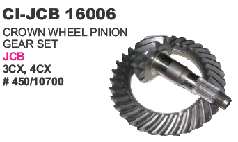 "CROWN WHEEL PINION GEAR SET J C B 3CX,4CX"