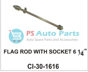FLAG ROD W/SOCKET UNIVERSAL 6.1/4