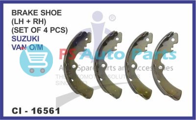 16561.jpeg BRAKE SHOE (LH + RH) (SET OF 4 PCS) SUZUKI VAN O/M
