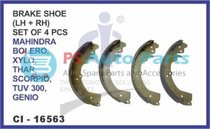 16563.jpeg "BRAKE SHOE REAR (LH+RH) SET OF 4 PCS MAHINDRA BOLERO,XYLO,THAR,SCORPIO,TUV 300,GENIO"