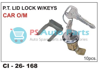 PT LOCK W/KEY O/M CAR ( DISCON )