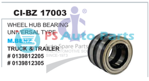 WHEEL HUB BEARING UNIVERSAL TYPE M BENZ TRUCK & TRAILER