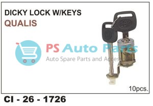 DICKY LOCK W/KEY QUALIS