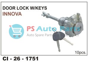 DOOR LOCK W/KEYS INNOVA.