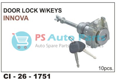 DOOR LOCK W/KEYS INNOVA.