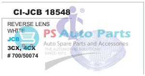 "REVERSE LENS (WHITE) J C B 3CX,4CX "