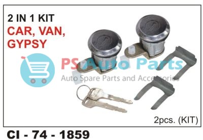 "2 IN 1 DOOR LOCK W/KEY CAR, VAN, GYPSY"