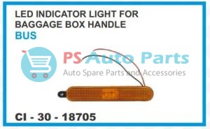 LED INDICATOR LIGHT FOR BAGGAGE BOX HANDLE BUS