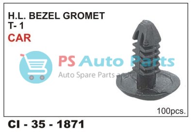 HEAD LIGHT.BEZEL SCREW TYPE-1 CAR (100PCS)