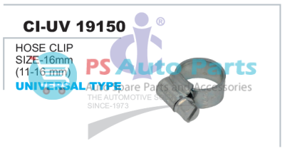 HOSE CLIP SIZE-16mm (11-16 mm) UNIVERSAL TYPE