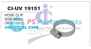 HOSE CLIP SIZE-40mm (30-40 mm) UNIVERSAL TYPE