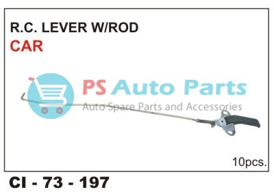 RC LEVER W/ROD W/O/PLATE CAR