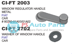 WINDOW REGULATOR HANDLE METAL