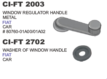 WINDOW REGULATOR HANDLE METAL