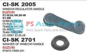 BLACK WINDOW REGULATOR HANDLE SUZUKI