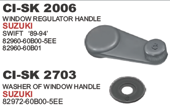 2006.png GREY WINDOW HANDLE SUZUKI SWIFT