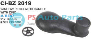 WINDOW REGULATOR HANDLE M BENZ TRUCK BRASS WITH ZINK