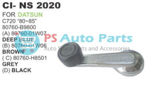 BLACK WINDOW HANDLE DATSUN