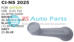 BLACK WINDOW HANDLE NISSAN