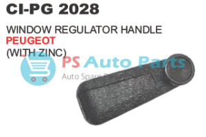 WINDOW HANDLE PEUGEOT W/ ZINC