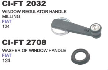 WINDOW REGULATOR HANDLE MILLING FIAT