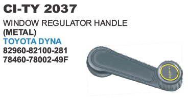WINDOW HANDLE METAL TOYOTA/SUZUKI