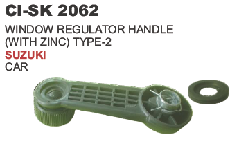 WINDOW HANDLE W/ZINC TYPE 2 SUZUKI