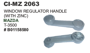 WINDOW HANDLE MAZDA T 3500 WITH ZINC
