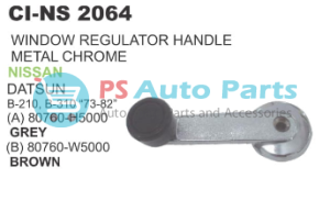 WINDOW HANDLE METAL CHROME NISSAN