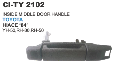 INSIDE DOOR HANDLE TOYOTA HIACE GREY