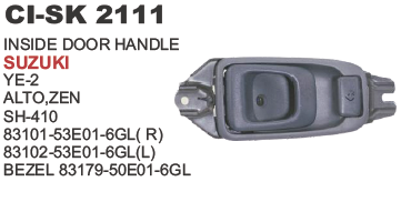 "INSIDE DOOR HANDLE SUZUKI ALTO,ZEN"