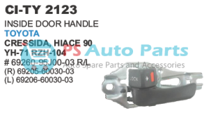 INSIDE HANDLE CRERSSIDA HIACE 90