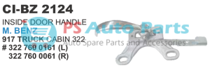 INSIDE DOOR HANDLE M BENZ TRUCK