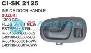 "INSIDE DOOR HANDLE SUZUKI SWIFT, ESTEEM"