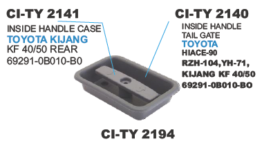 INSIDE HANDLE CASE ONLY TAILGATE