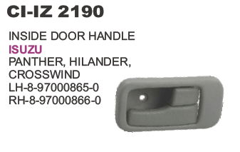 "INSIDE DOOR HANDLE ISUZU PANTHER, HILANDER"