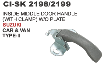 INSIDE HANDLE W /CLAMP W/O PLATE SUZUKI CAR & VAN