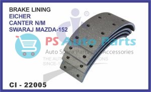 BRAKE LINING EICHER CANTER N/M SWARAJ MAZDA-152 (SET OF 4 PCS)