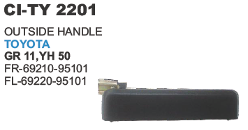 OUTSIDE DOOR HANDLE TOYOTA HIACE