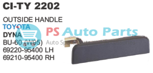 OUTSIDE DOOR HANDLE TOYOTA DY