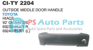 OUTSIDE DOOR HANDLE MIDDLE TOYOTA HIACE
