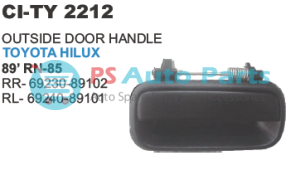 OUTSIDE DOOR HANDLE TOYOTA HILUX RN 85 REAR (CHROME)