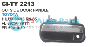 FRONT DOOR HANDLE TY HILUX RN 85 (CHROME PULLER)