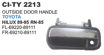 2213.png FRONT DOOR HANDLE TY HILUX RN 85 (CHROME PULLER)