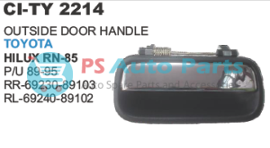 REAR DOOR HANDLE TY HILUX RN 85 (CHROME PULLER)