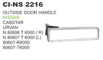 OUTSIDE DOOR HANDLE NISSAN CABSTAR